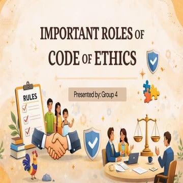 Codes of ethics | PPTX
