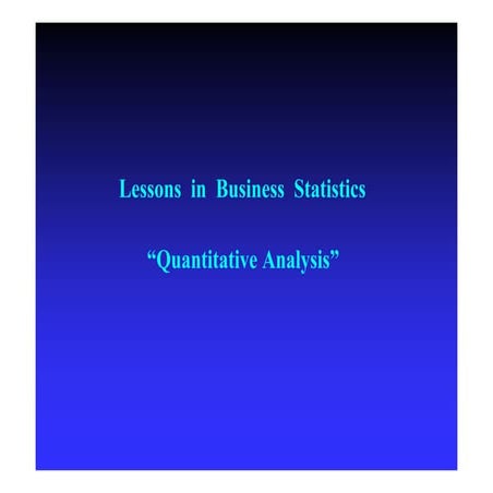 Important Terminologies In  Statistical  Inference  I I