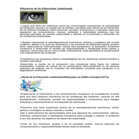 Importante para el medio ambiente