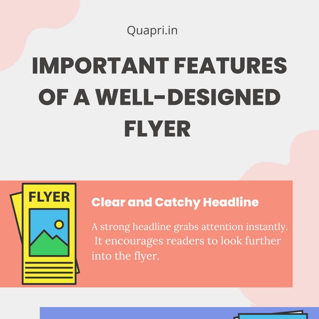 Important Features of a Well-Designed Flyer | PDF