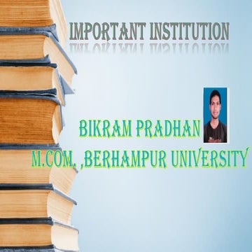 Important institution