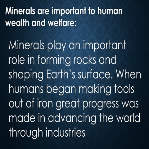 Important Minerals Pptx Presentation Es Sub Pptx