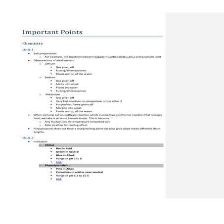 Important points   physics. chemistry and mathematics