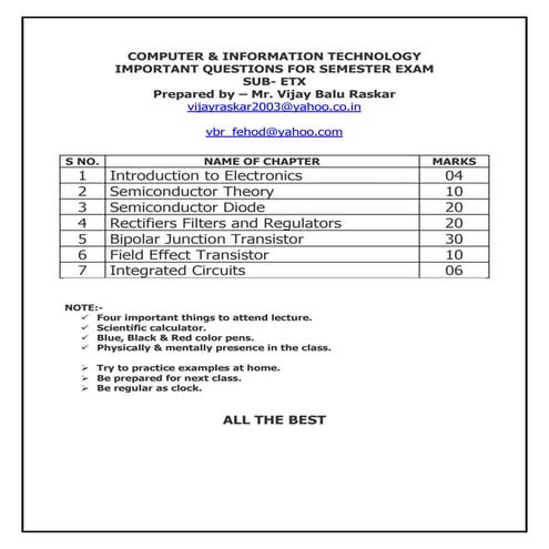 Important question for ETX