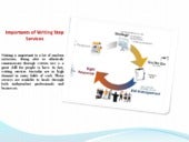 Importants of writing step services