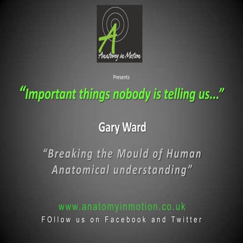 Breaking the mould of human anatomical understanding