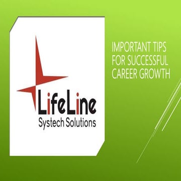 Important tips for successful career growth