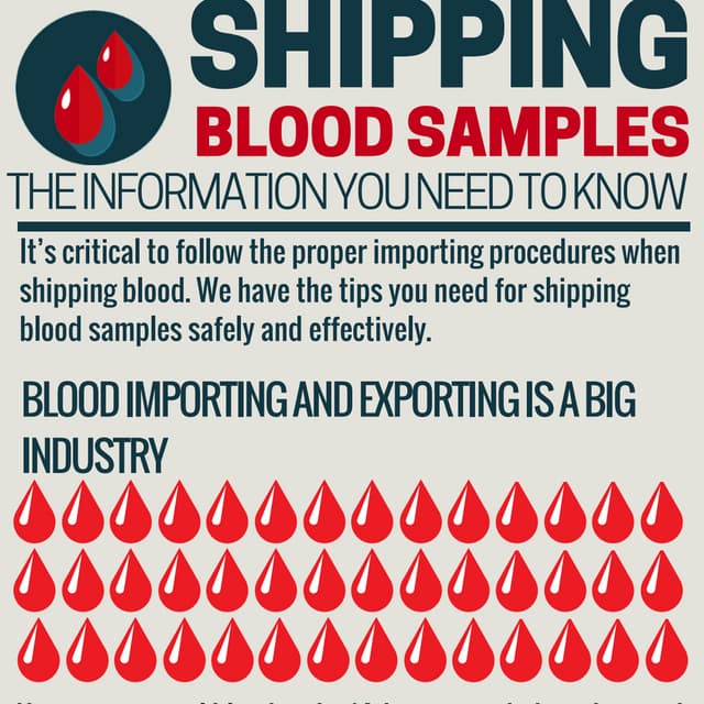 Shipping Blood Samples:  The Information You Need to Know