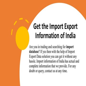 India Import Data
