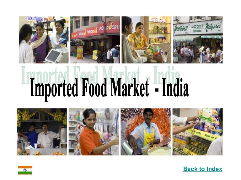 how to import food products in india
