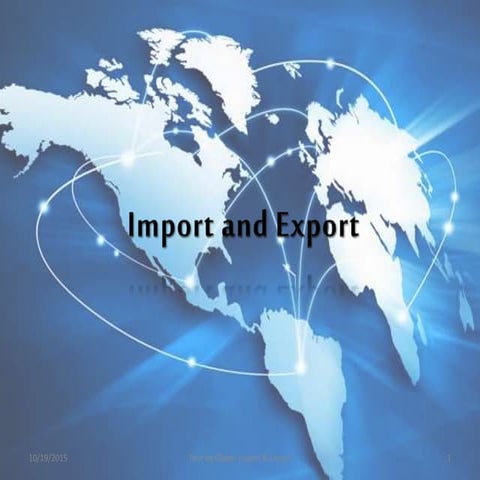 Major Import and Export of India