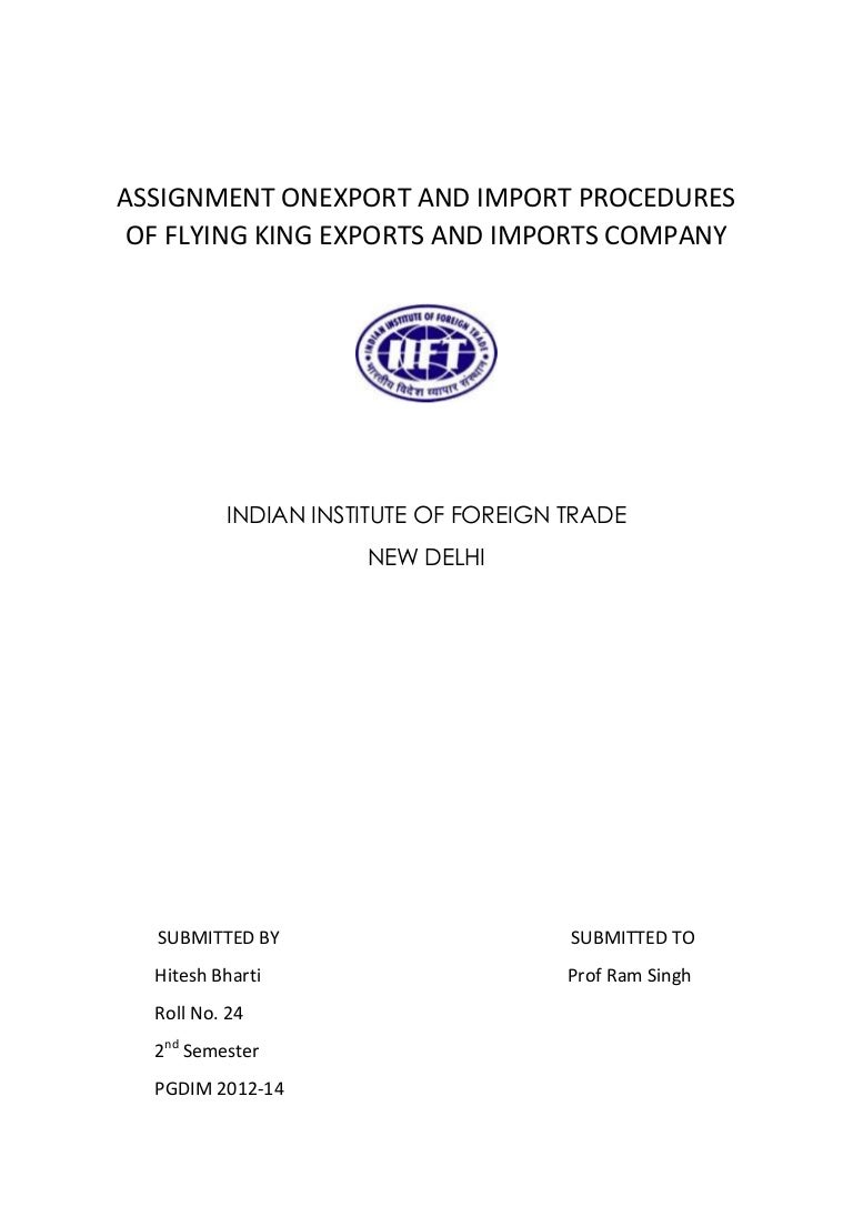import export resume sample