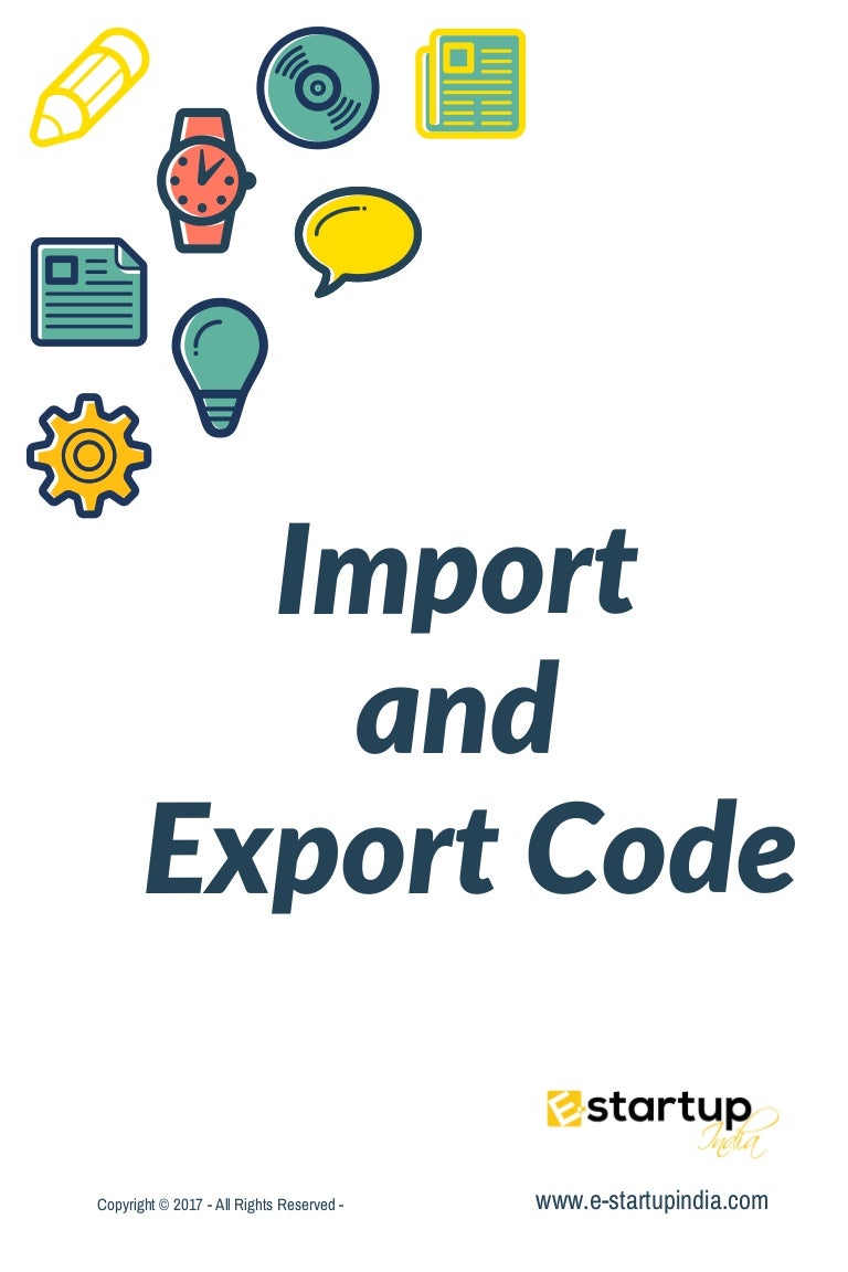 Import Export Code India