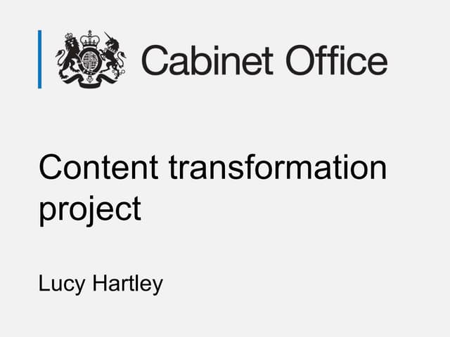 Newcastle content meetup: import and export