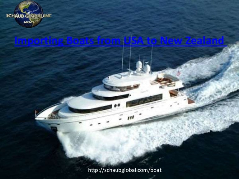 Importing Boats from USA to New Zealand