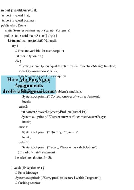 import java.util.ArrayList; import java.util.List; import java.u.pdf