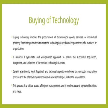 Buying of Technology & Import Procedure in India.pptx