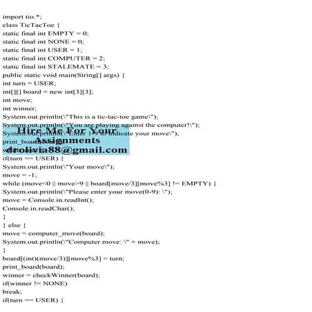 import tio.;class TicTacToe {static final int EMPTY = 0;stati.pdf