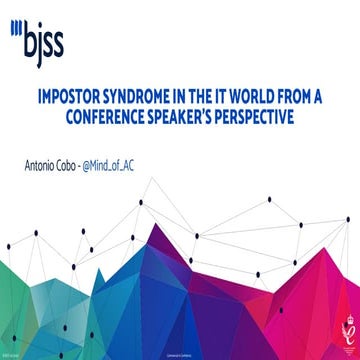 Impostor sindrome in the IT world from a conference speaker's perspective