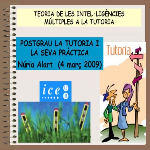 Intel·ligències Múltiples. Postgrau Tutoria 09