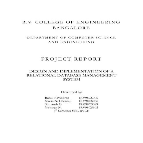 project report