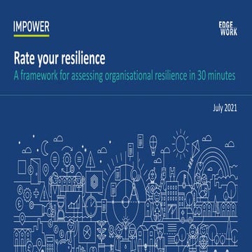 Impower's resilience framework self scoring sheet