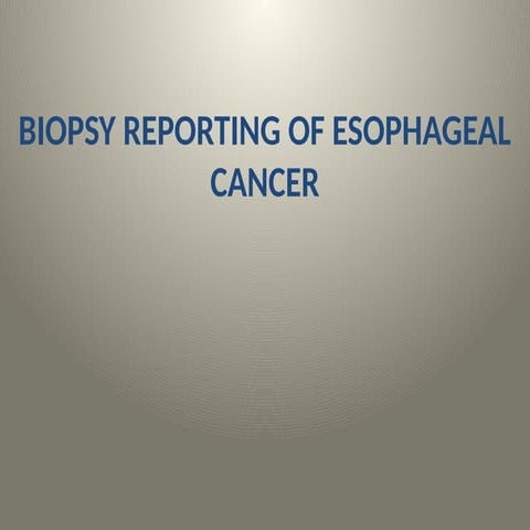 IMP POINTS IN REPORTING ESOPHAGEAL CANCER.pptx