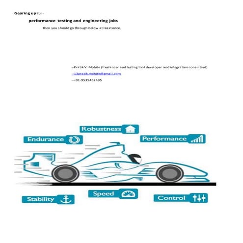 Perf test Eng interview preparation