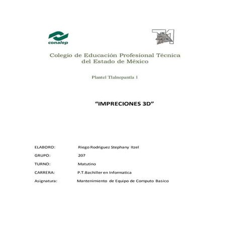 Impreciones 3D