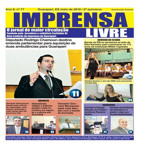 Jornal Imprensa Livre  - 2º quinzena de maio de 2010