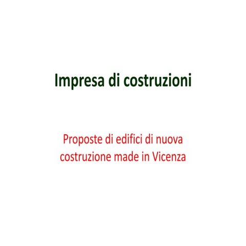 Edifici nuova costruzione