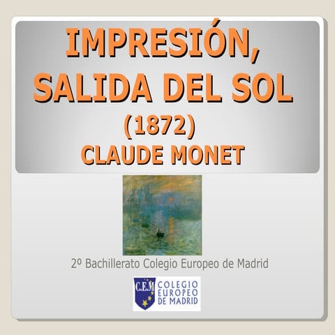 Impresión: salida del Sol