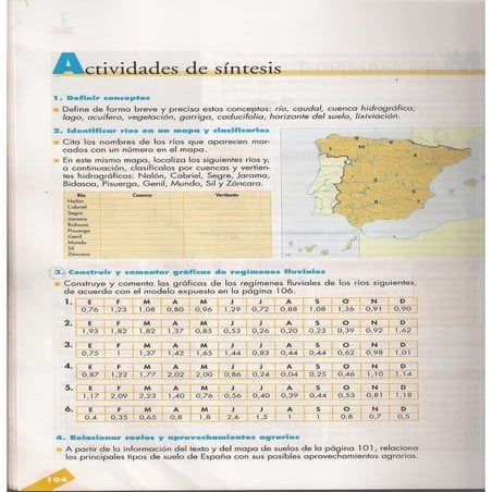 Cómo se comenta el caudal de un río