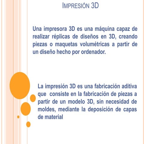 Impresion 3 d power point marisa