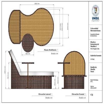 Planos Chaise Longue Nacci | PDF