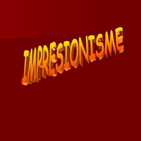 Impresionisme  Sociss