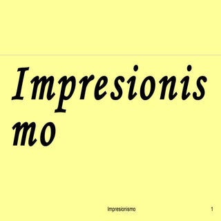 Impresionismo