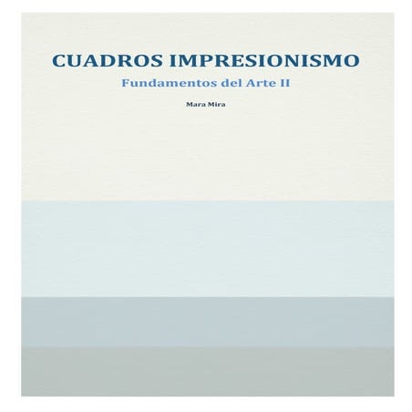 Impresionismo EBAU (MURCIA) FUA II