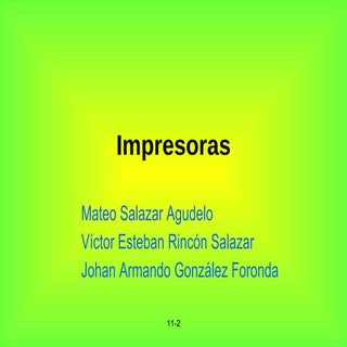 Impresoras