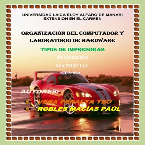 Impresora De InyeccióN