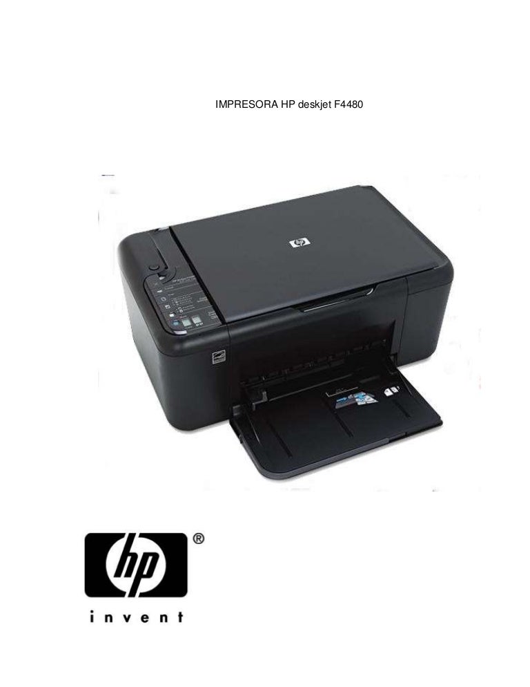 Impresora hp deskjet f4480