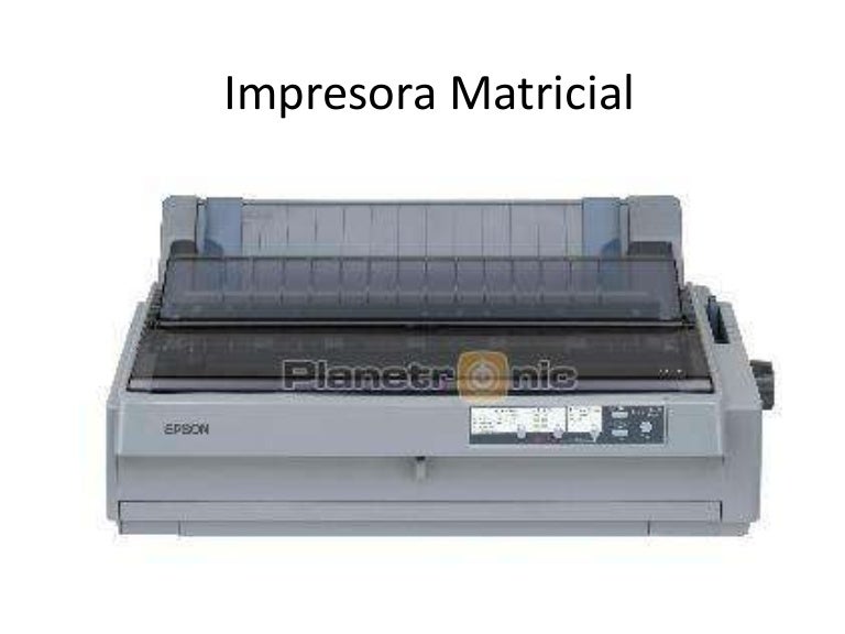 Impresora matricial