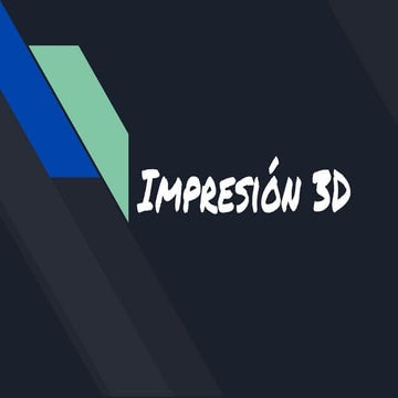 Impresoras 3D