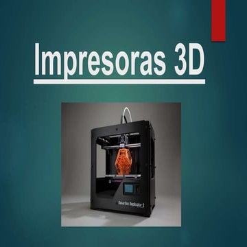 Impresoras 3D y Realidad Aumentada