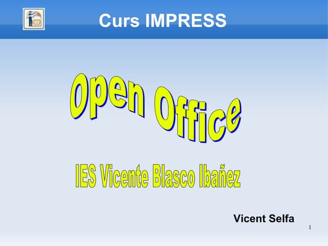 Curs Impress