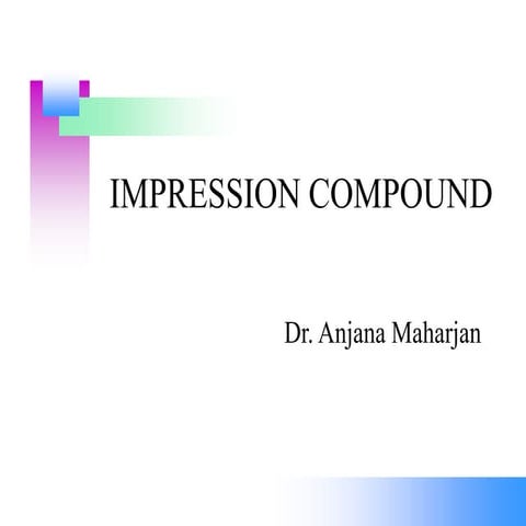 Impression compound