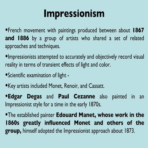 Impressionism