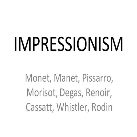 Impressionism