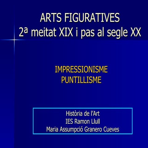 Impressionisme i Puntillisme