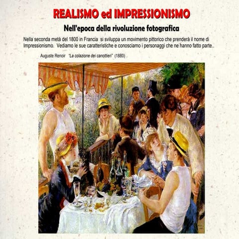 Impressionismo e fotografia